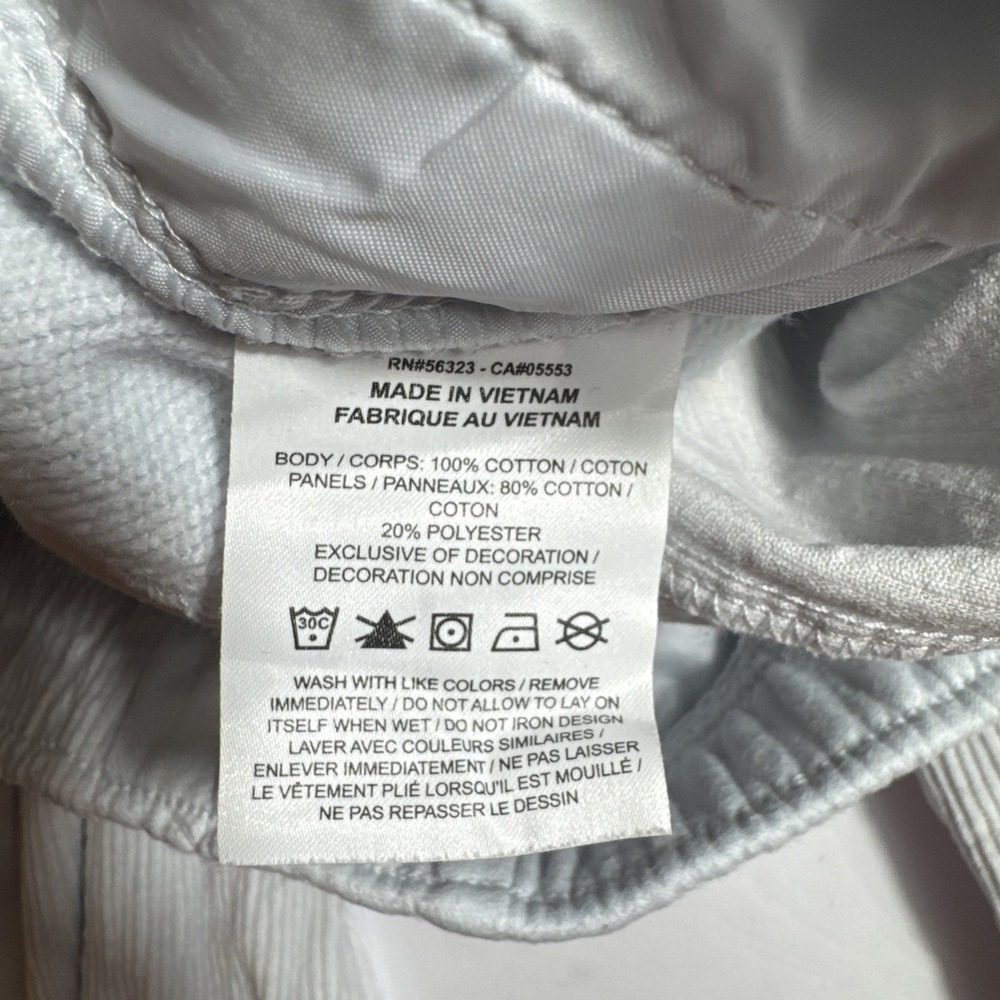 Nike Air Womens Corduroy Joggers Light Grey High Waisted Sweatpants Large‎ L - Picture 7 of 7